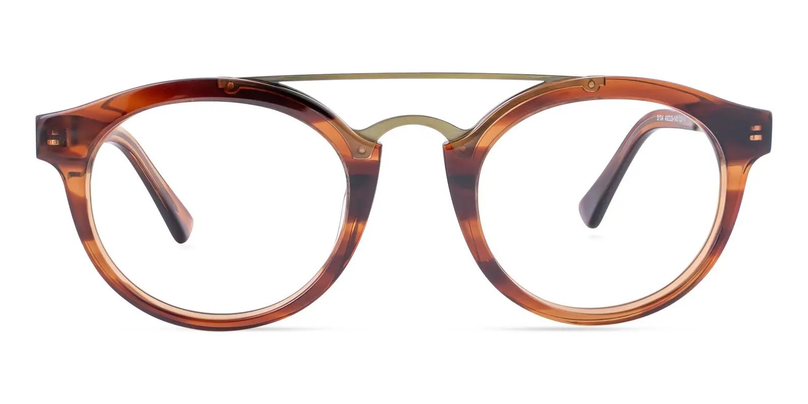 5104 Aviator Glasses Brown