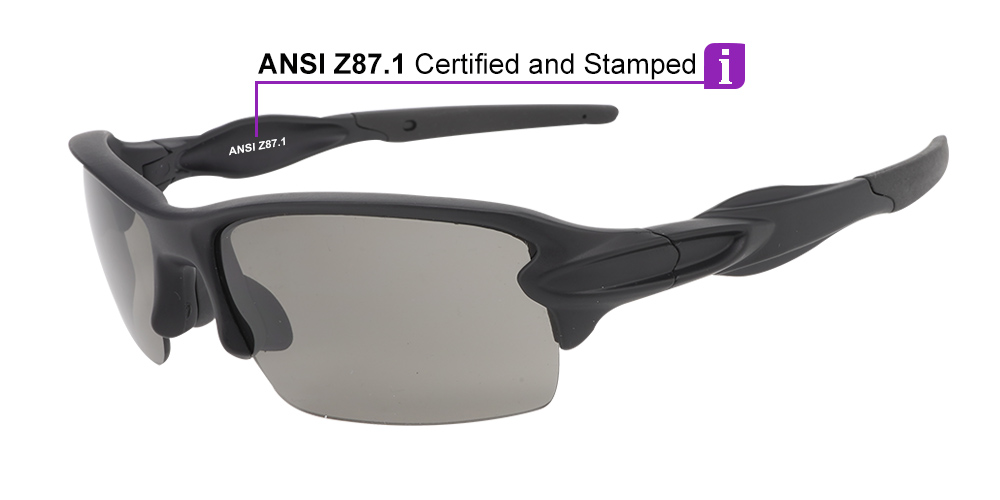 SS713 Prescription Sports Sunglasses Black 