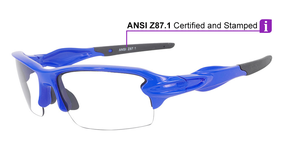 SS713 Prescription Safety Glasses Blue