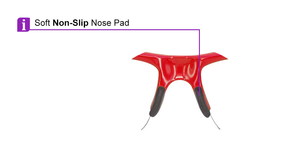 SS713 Prescription Safety Glasses Red