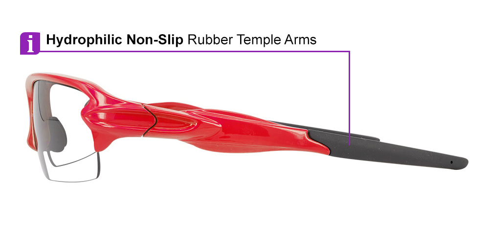 SS713 Prescription Safety Glasses Red