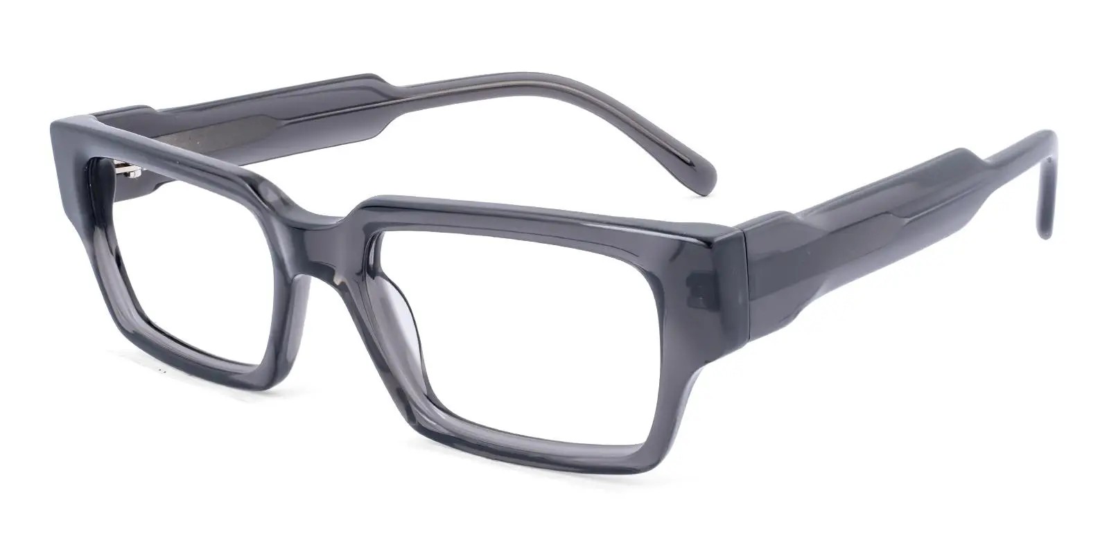 F2602 Rectangle Glasses Gray