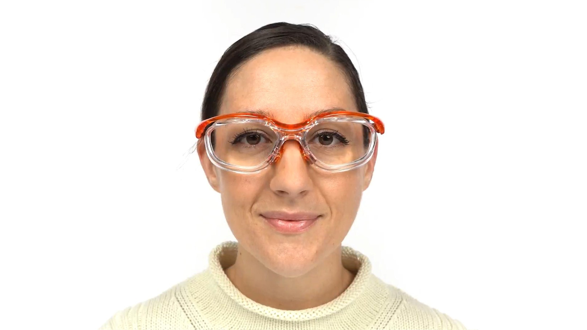 S005 Prescription Safety Glasses Orange