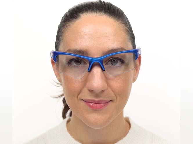 U030 Prescription Safety Glasses Blue